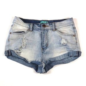 SUGAR MAGNOLIA DENIM SHORTS
